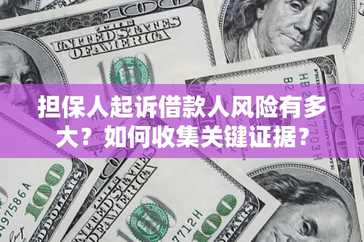 北京担保人起诉借款人风险有多大？如何收集关键证据？