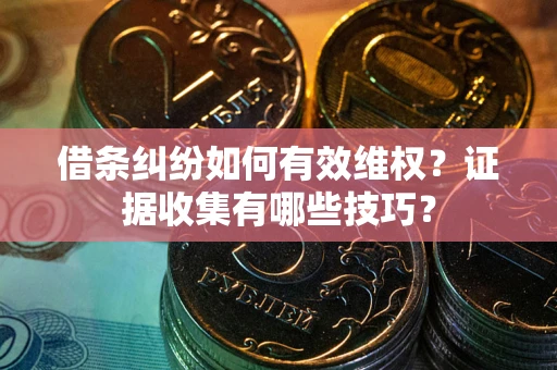 北京借条纠纷如何有效维权？证据收集有哪些技巧？